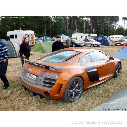 JC Sportline 2pcs/set Car Front Fog Light Mesh Air Intake for Audi R8 V8 V10